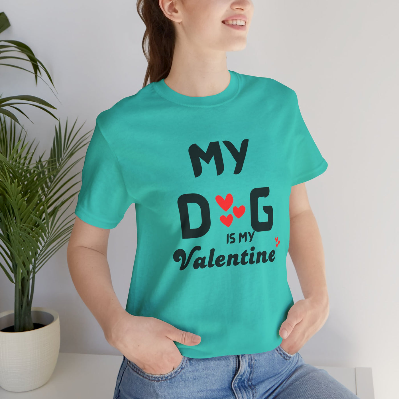 My Dog is My Valentine - Funny Dog Lover T-Shirt