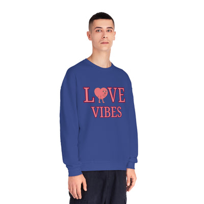 Love Vibes Valentine's Day Sweatshirt - Cozy & Romantic Crewneck