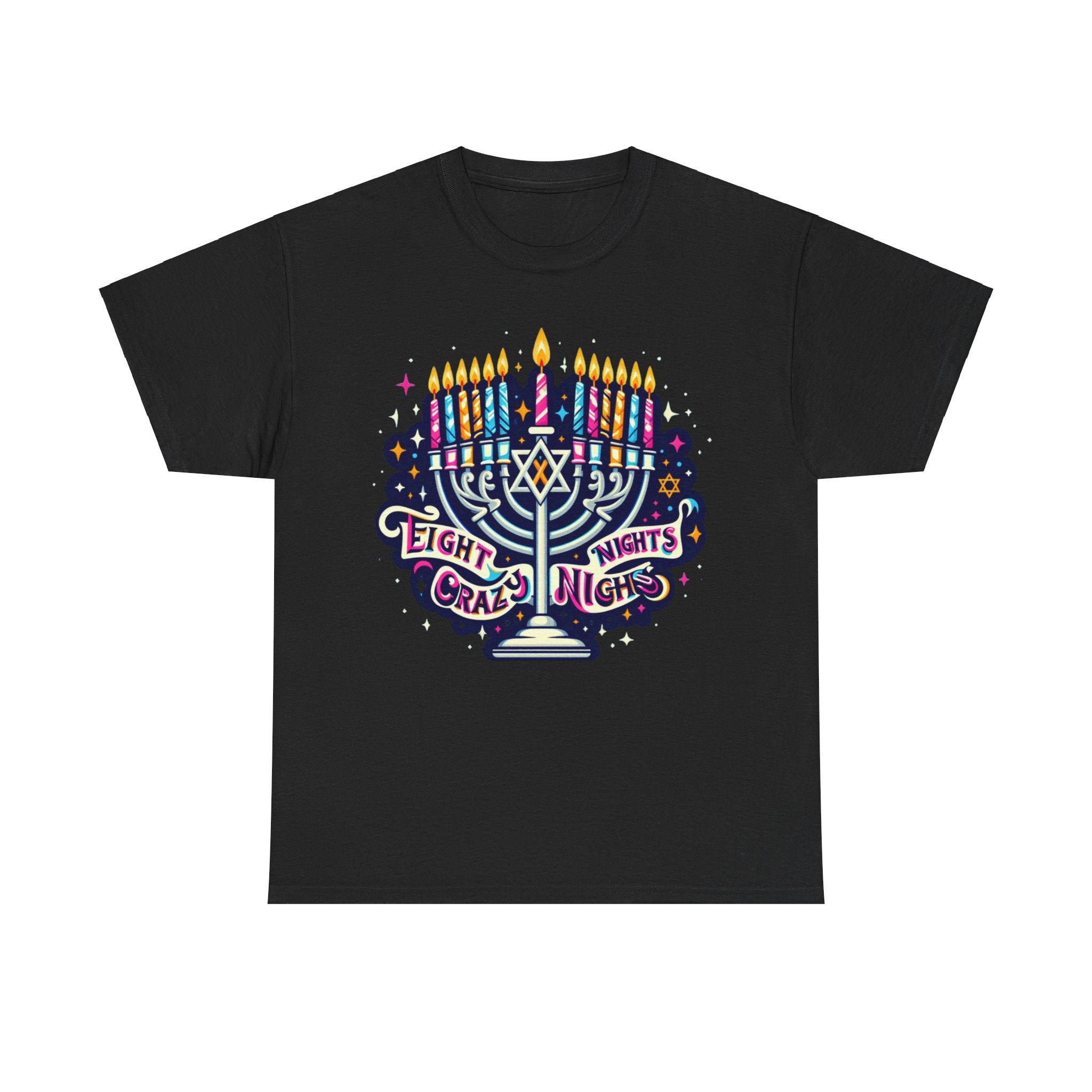 Eight Crazy Nights Hanukkah T-Shirt: Celebrate the Festival of Lights in Style