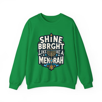 Hanukkah Shine Bright Sweatshirt: Festive and Cozy