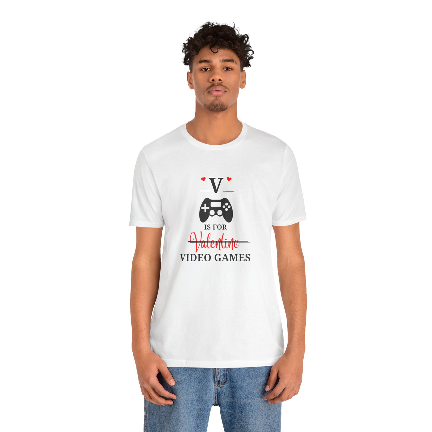 V is for Valentine - Gamer Edition T-Shirt: Level Up Your Love Life