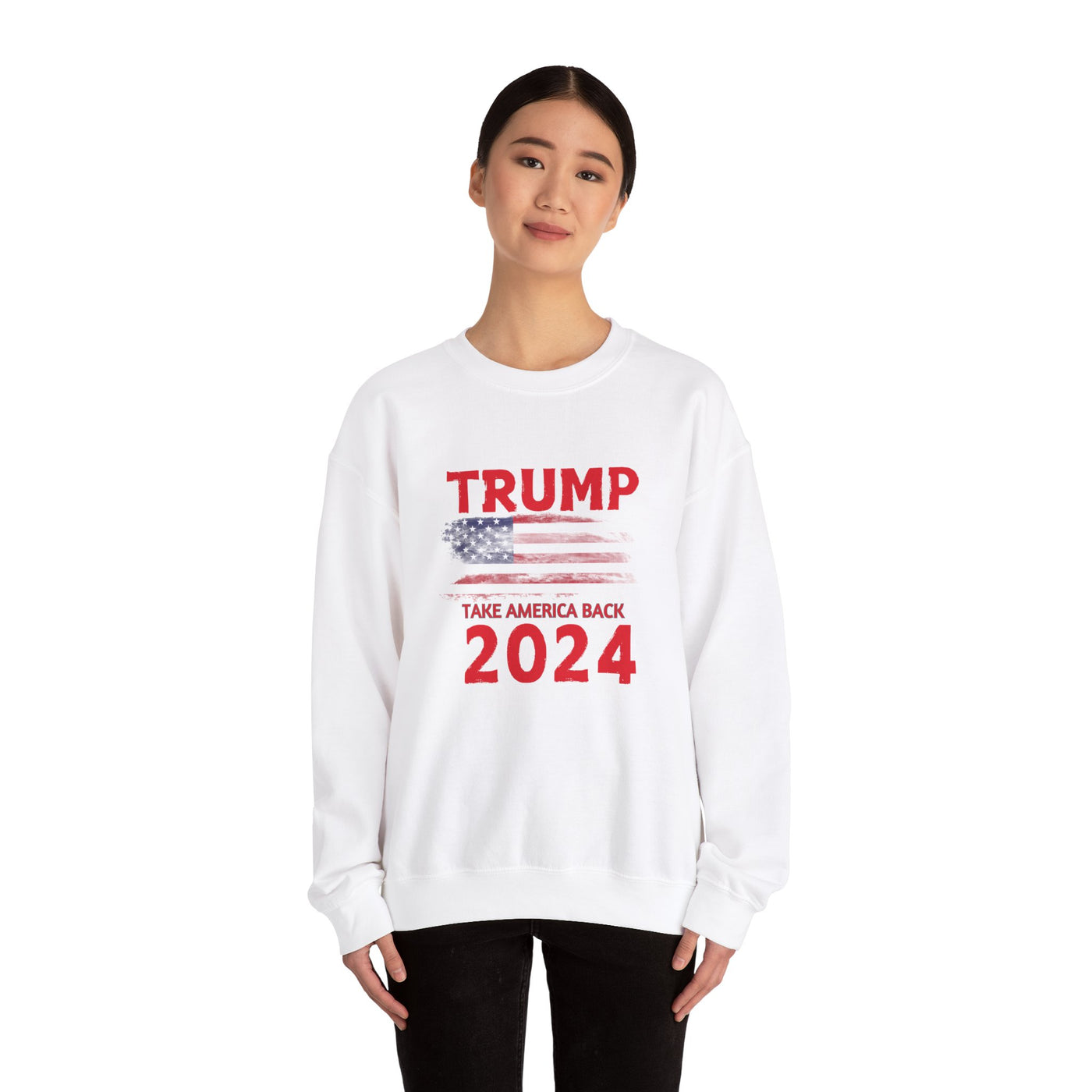 Trump 2024: Take Back America Sweatshirt - Make a Statement with Patriotic Pride