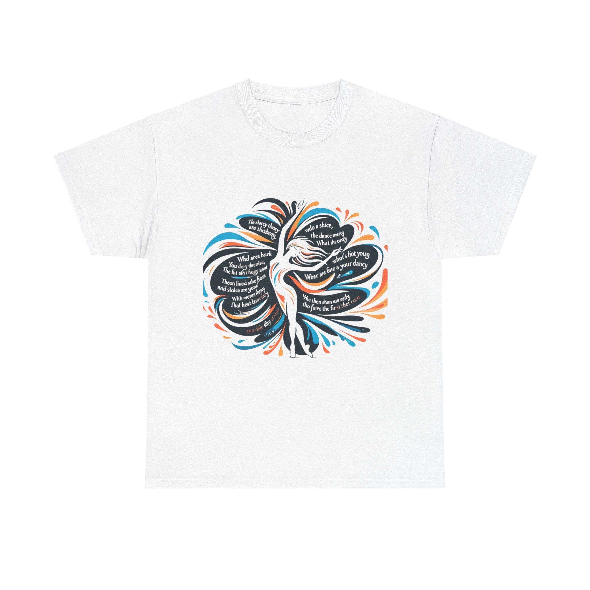 Poetry in Motion: Inspiring Typography T-Shirt for Creative Souls