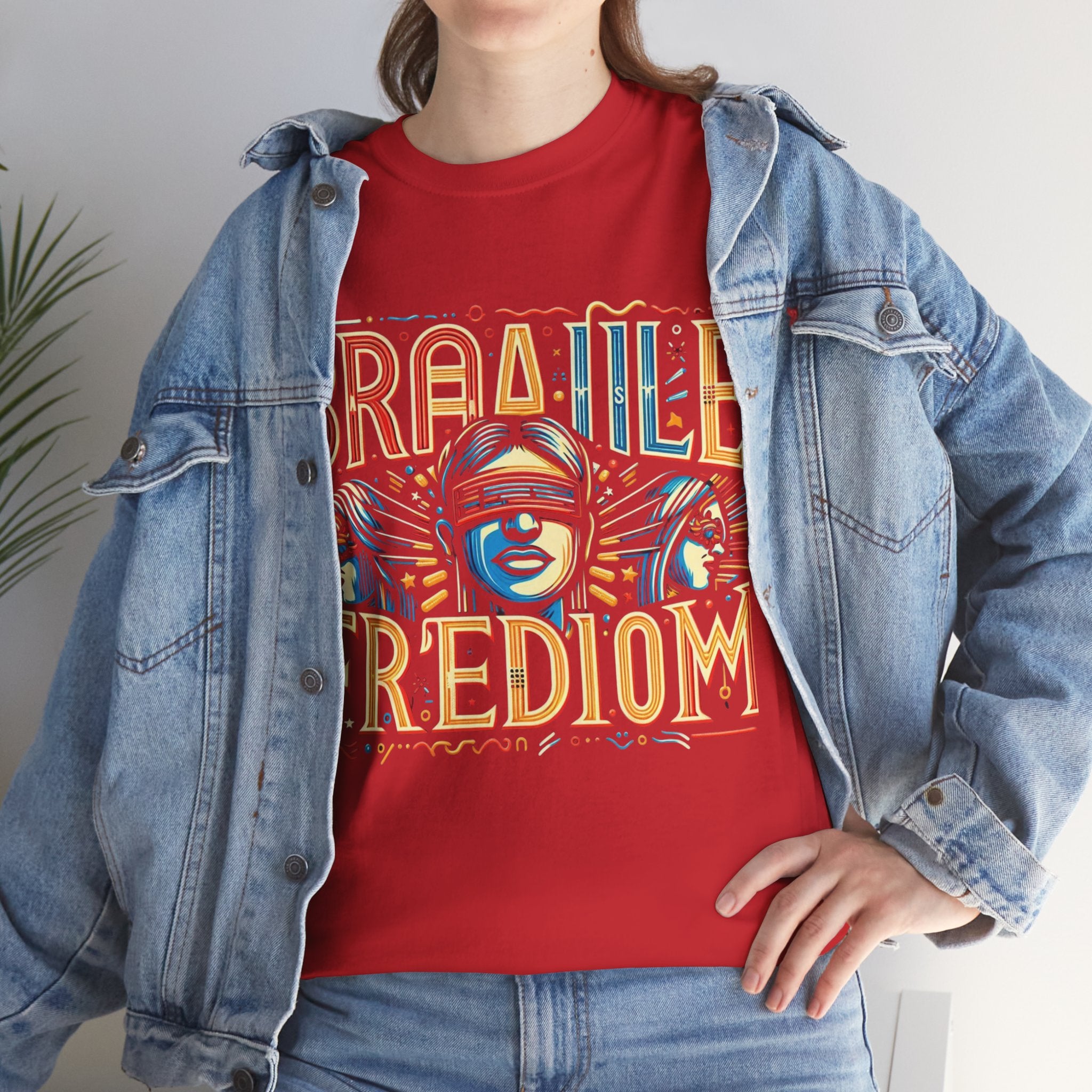 Empowerment in Braille: Braille is Freedom T-Shirt