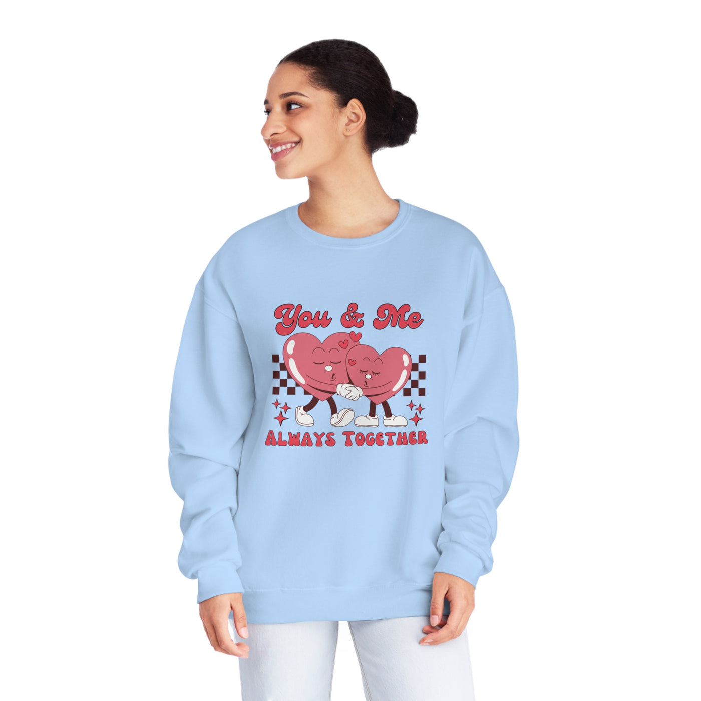 You & Me Valentine's Day Sweatshirt - Matching Couple Sweatshirt Set