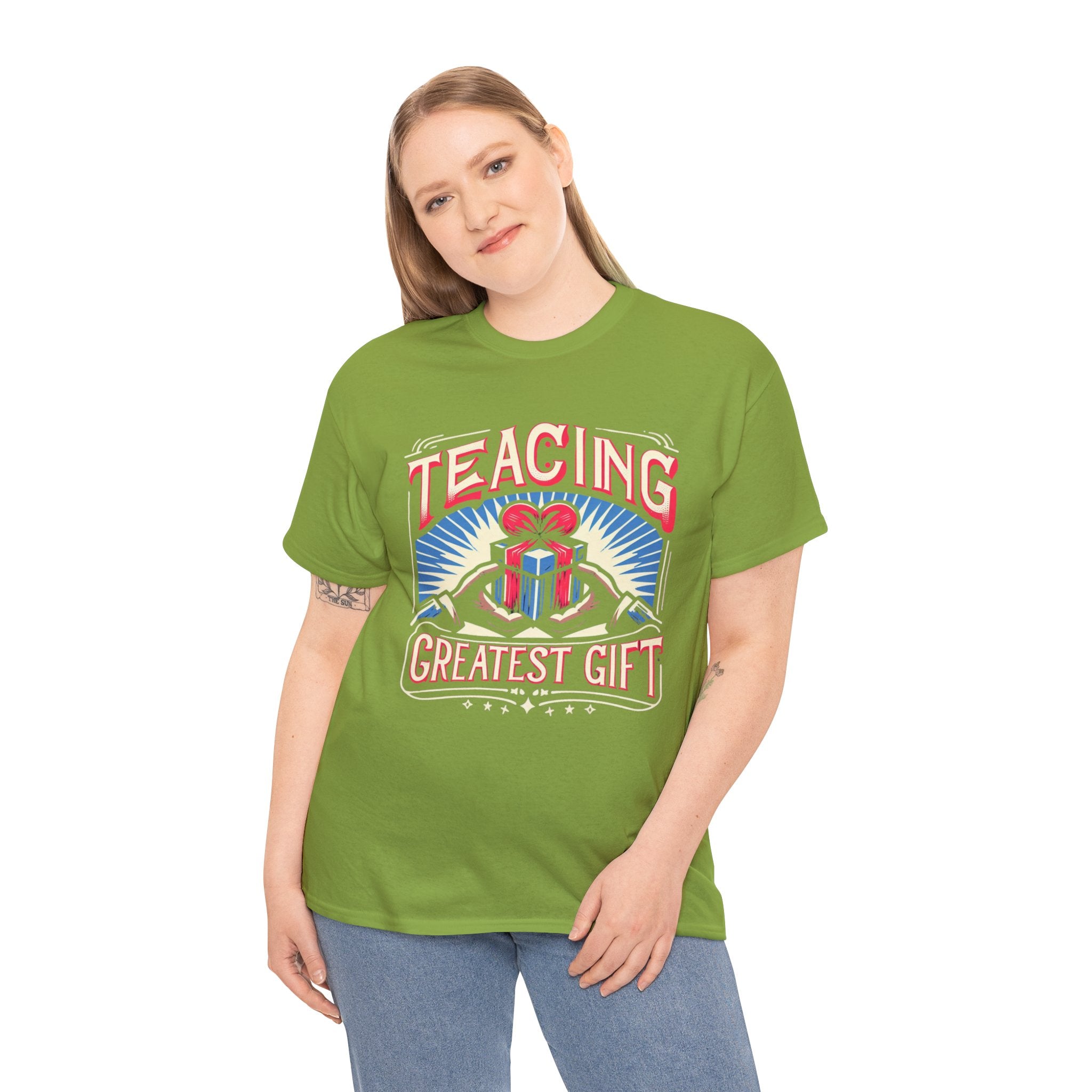 Empowerment Series: 'Teaching, The Greatest Gift' T-Shirt - Inspirational Educator Apparel