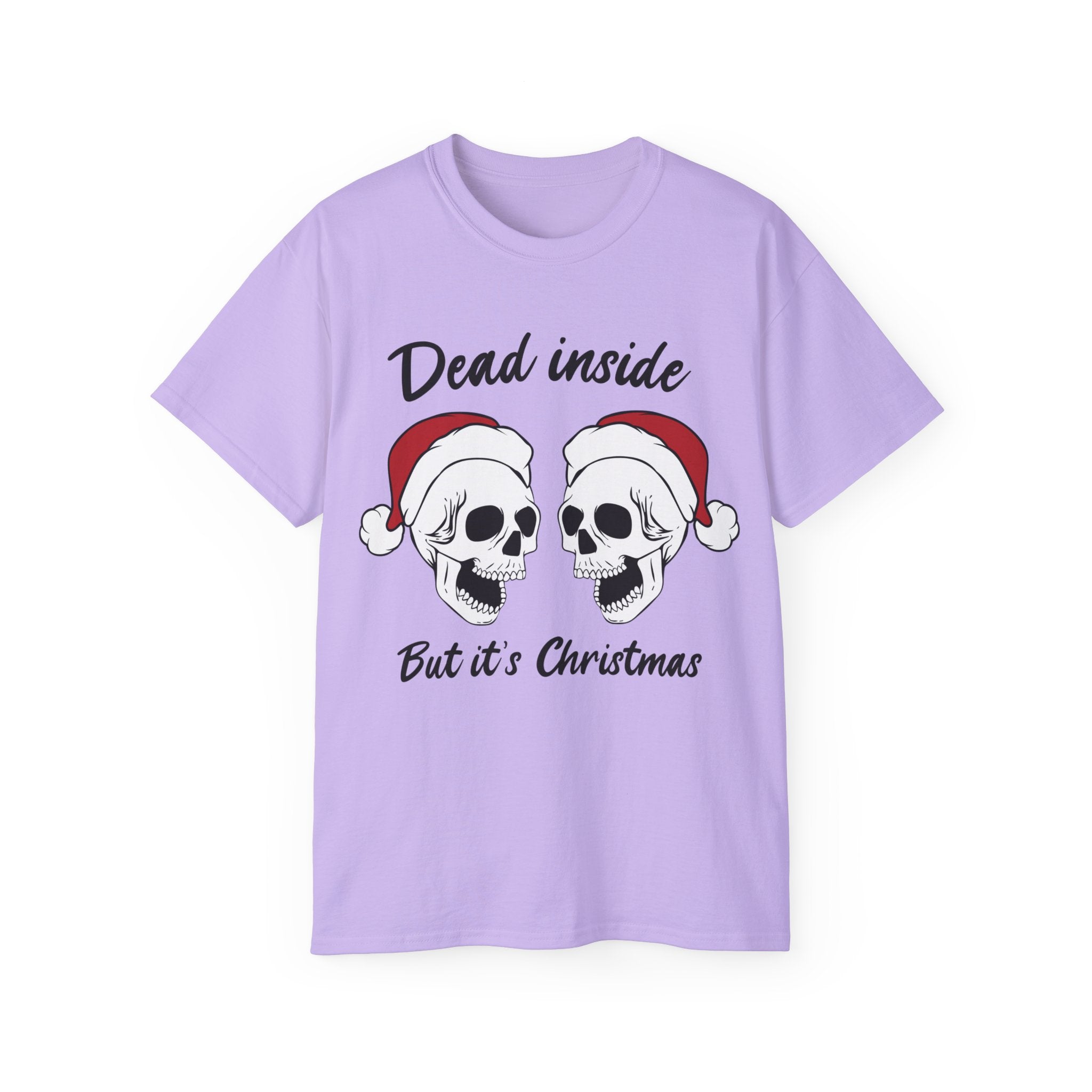 Dead Inside But It's Christmas Tee: Dark Humor Holiday Shirt