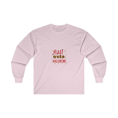 Peace Over Valentine: Tranquil Hearts Long Sleeve T-Shirt