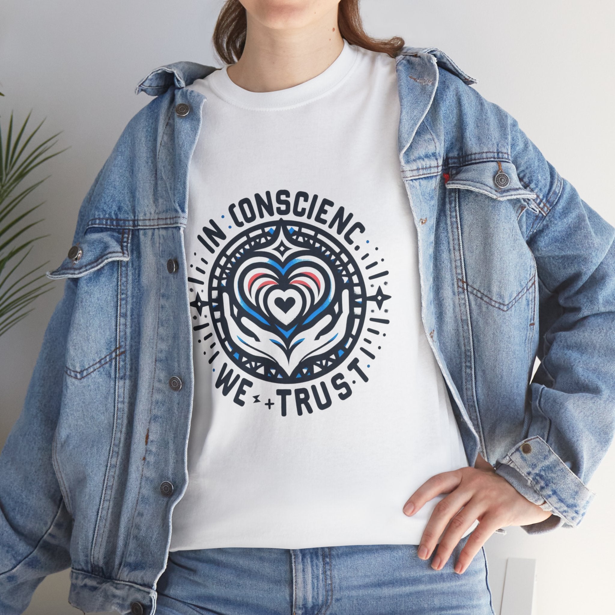 In Conscience We Trust Graphic T-Shirt: Embrace Your Values in Style"