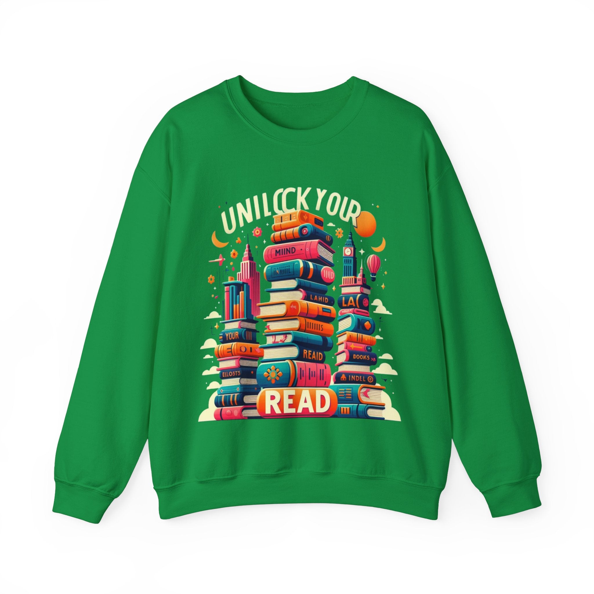 Enlighten Your Wardrobe with 'Unlock Your Mind, Read' Sweatshirt