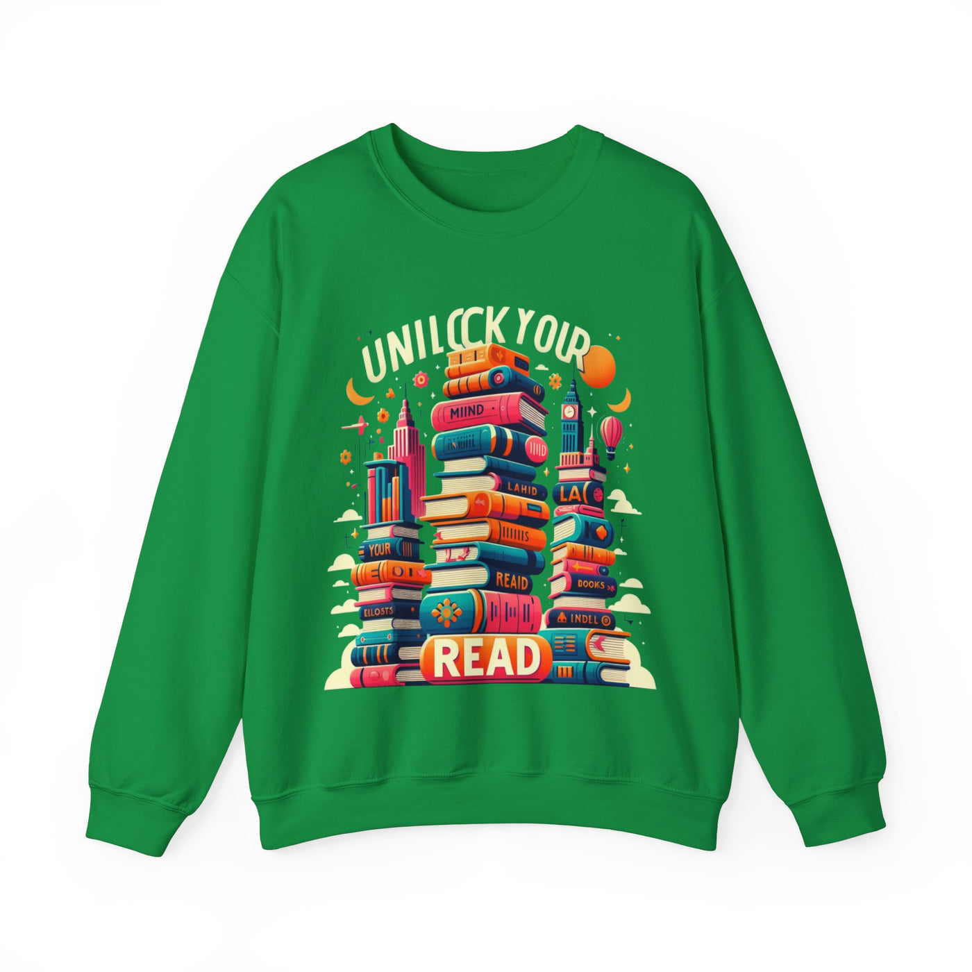 Unlock Your Mind, Read - Inspirational Sweatshirt