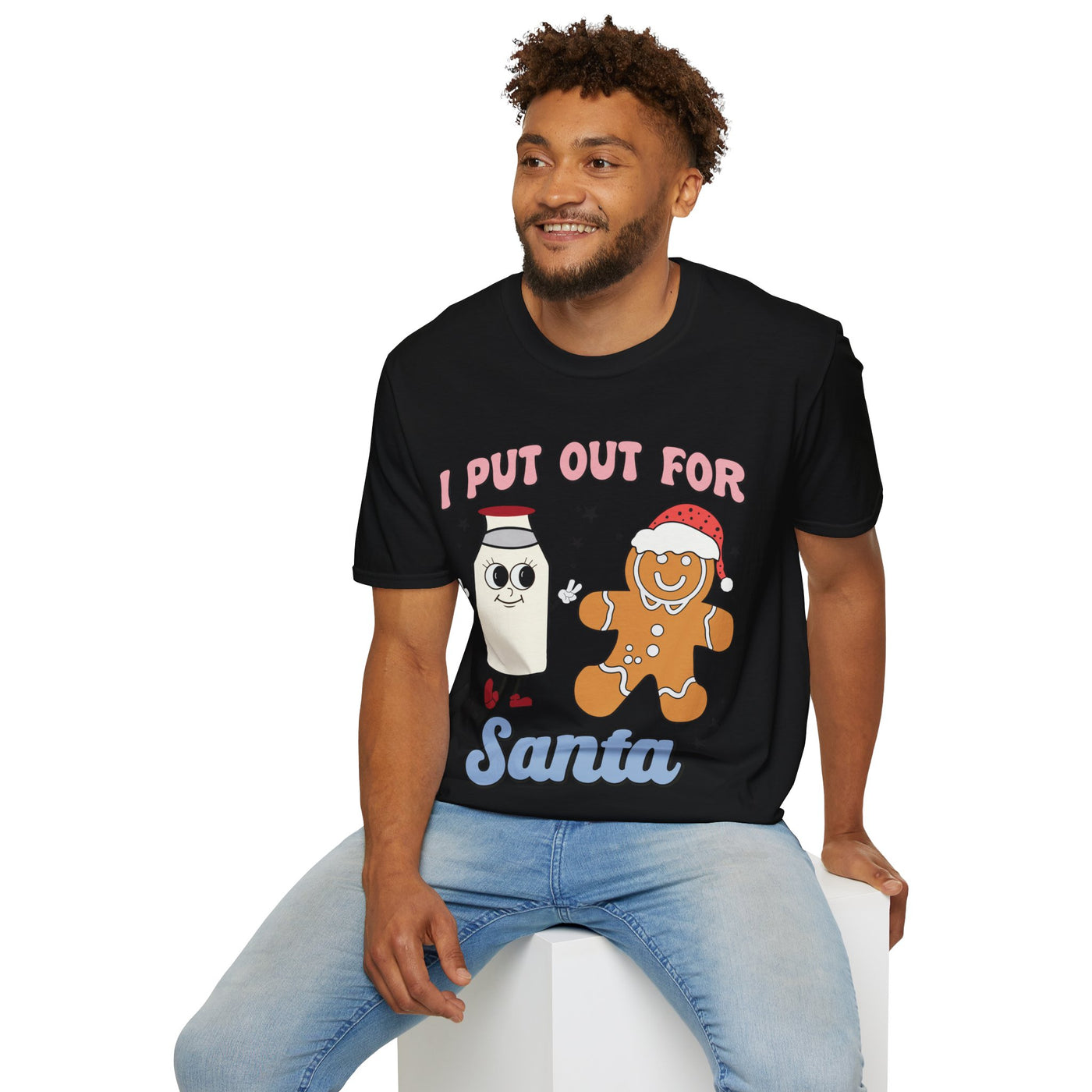 Festive 'I Put Out for Santa' T-Shirt: Spread Holiday Cheer