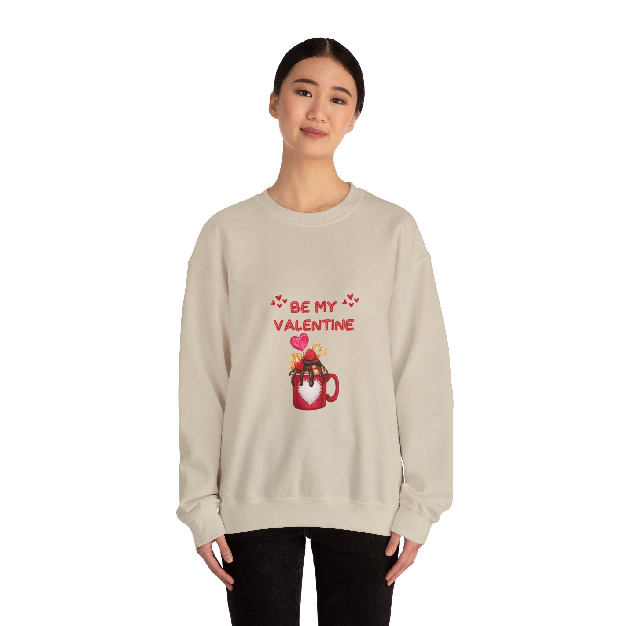 Be My Valentine Sweatshirt - Romantic Apparel for a Stylish Celebration, Chic & Cozy