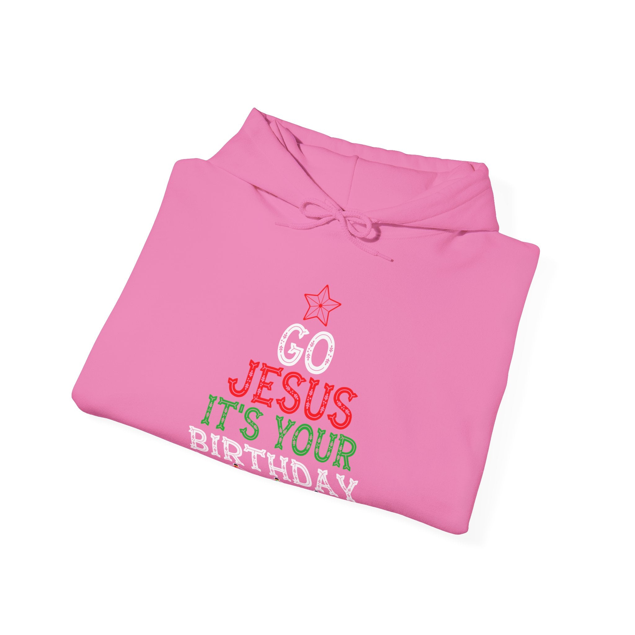 Go Jesus It's Your Birthday Hoodie - Festive Holiday Apparel"