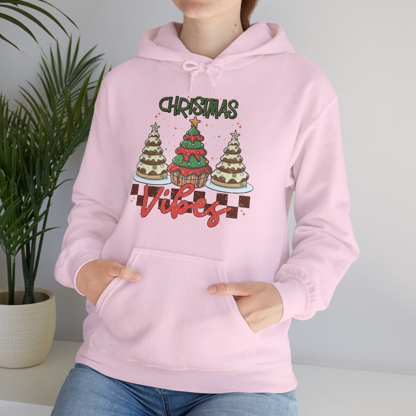 Cozy Christmas Vibes Hoodie: Spread Holiday Cheer in Style