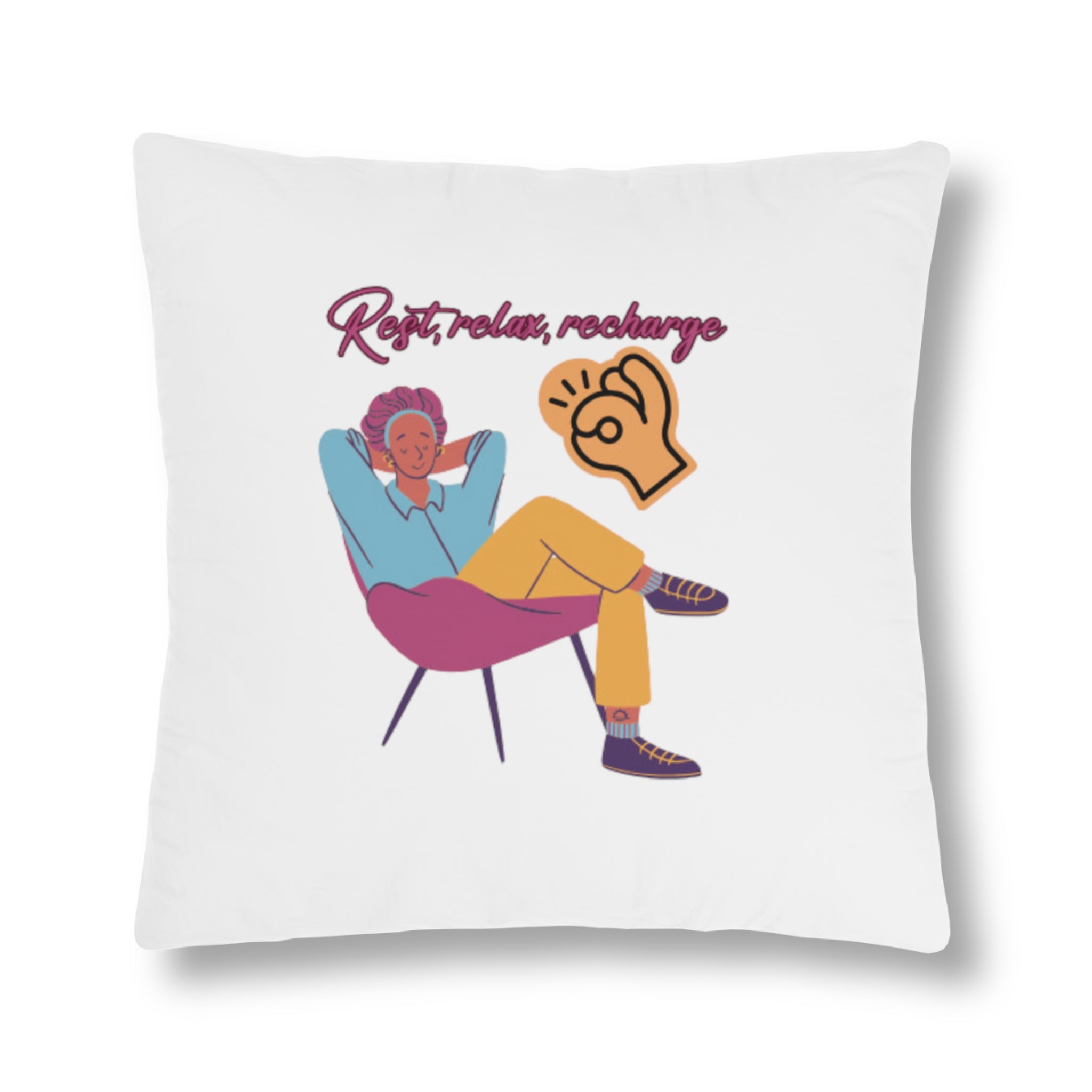 Relaxed, Recharge Pillow - Ultimate Comfort for Deep Sleep and Total Relaxation, Serenity Bliss Rest