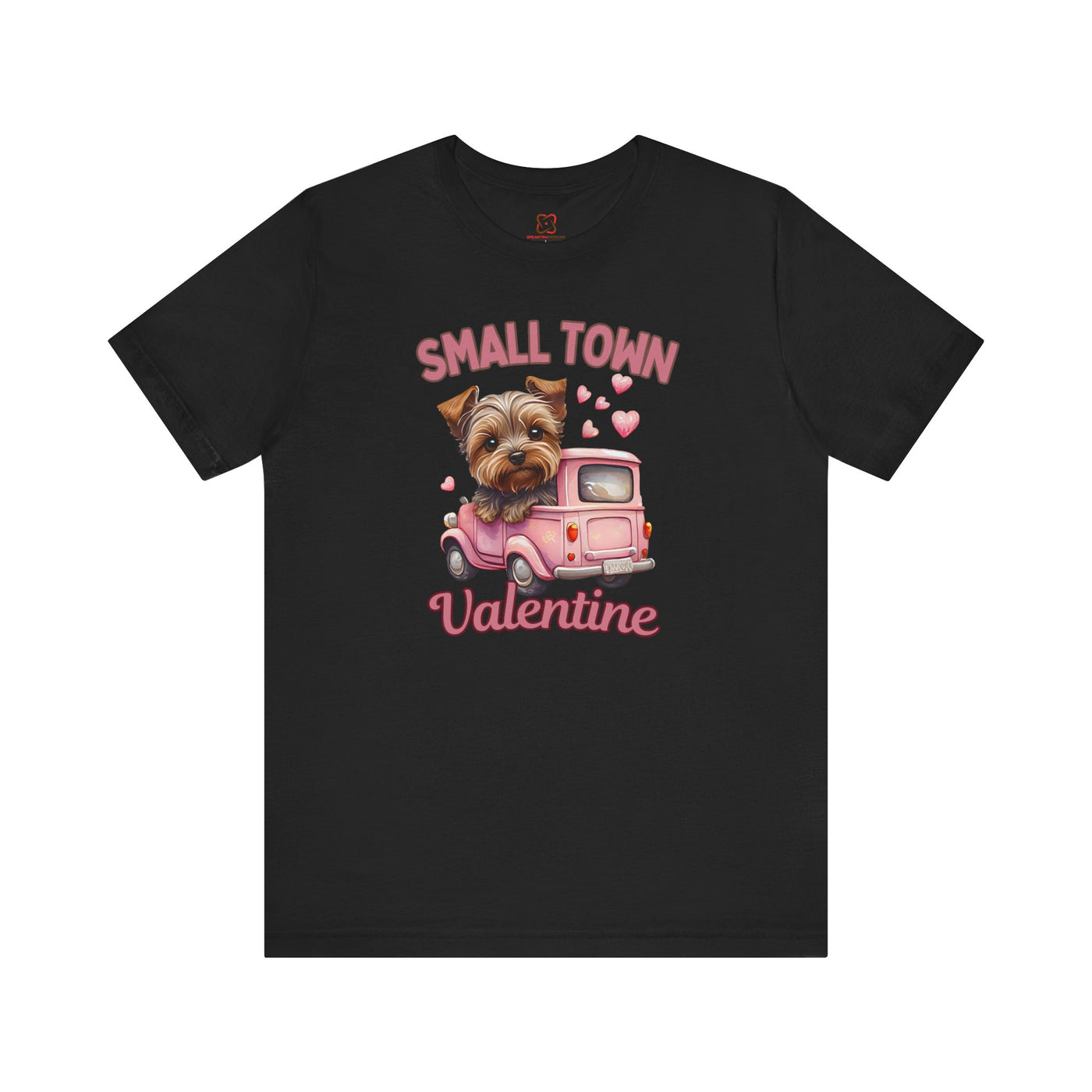 Small Town Valentine's Day T-Shirt - Cozy & Nostalgic Love