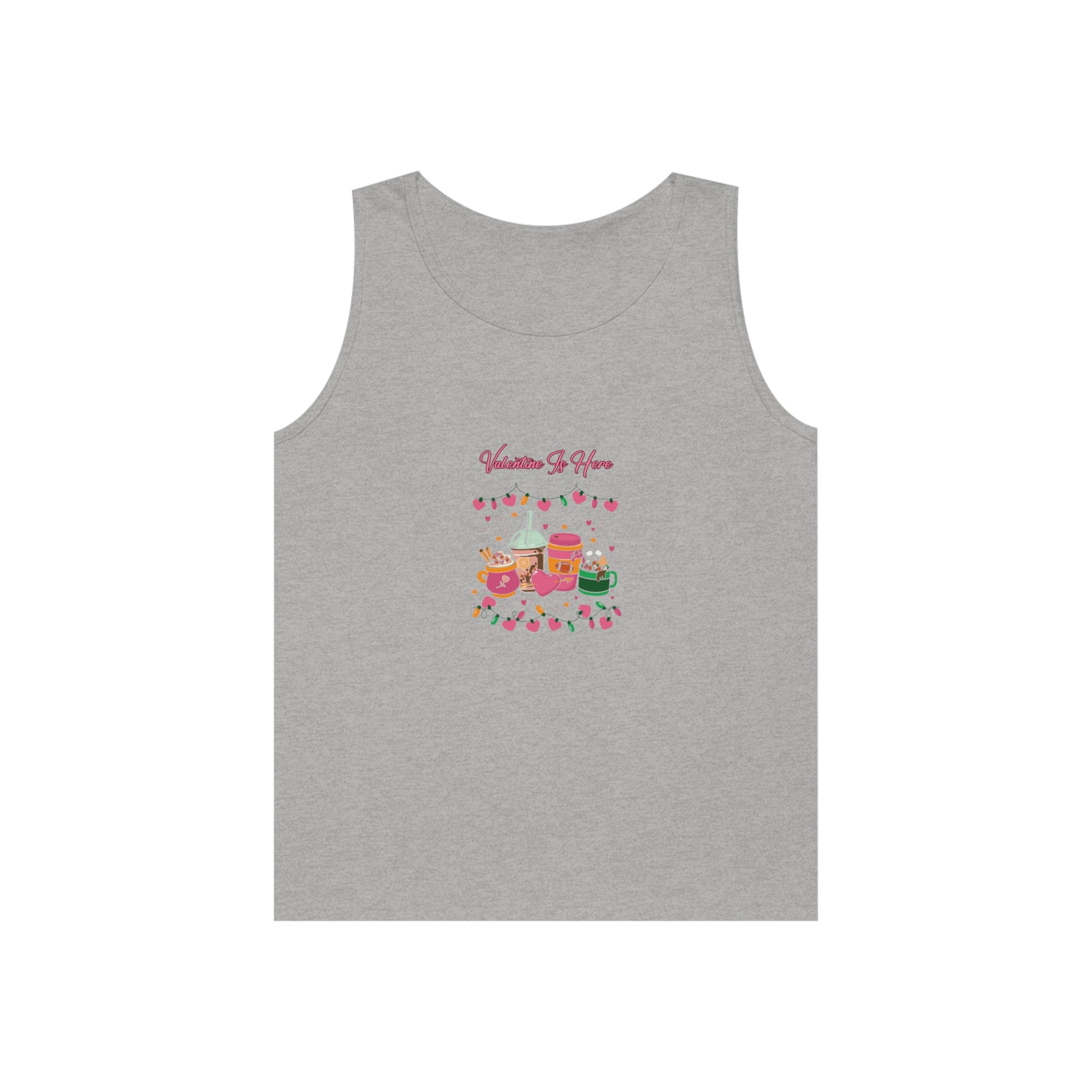 Valentine is Here Tank Top - Express Your Passion with Style