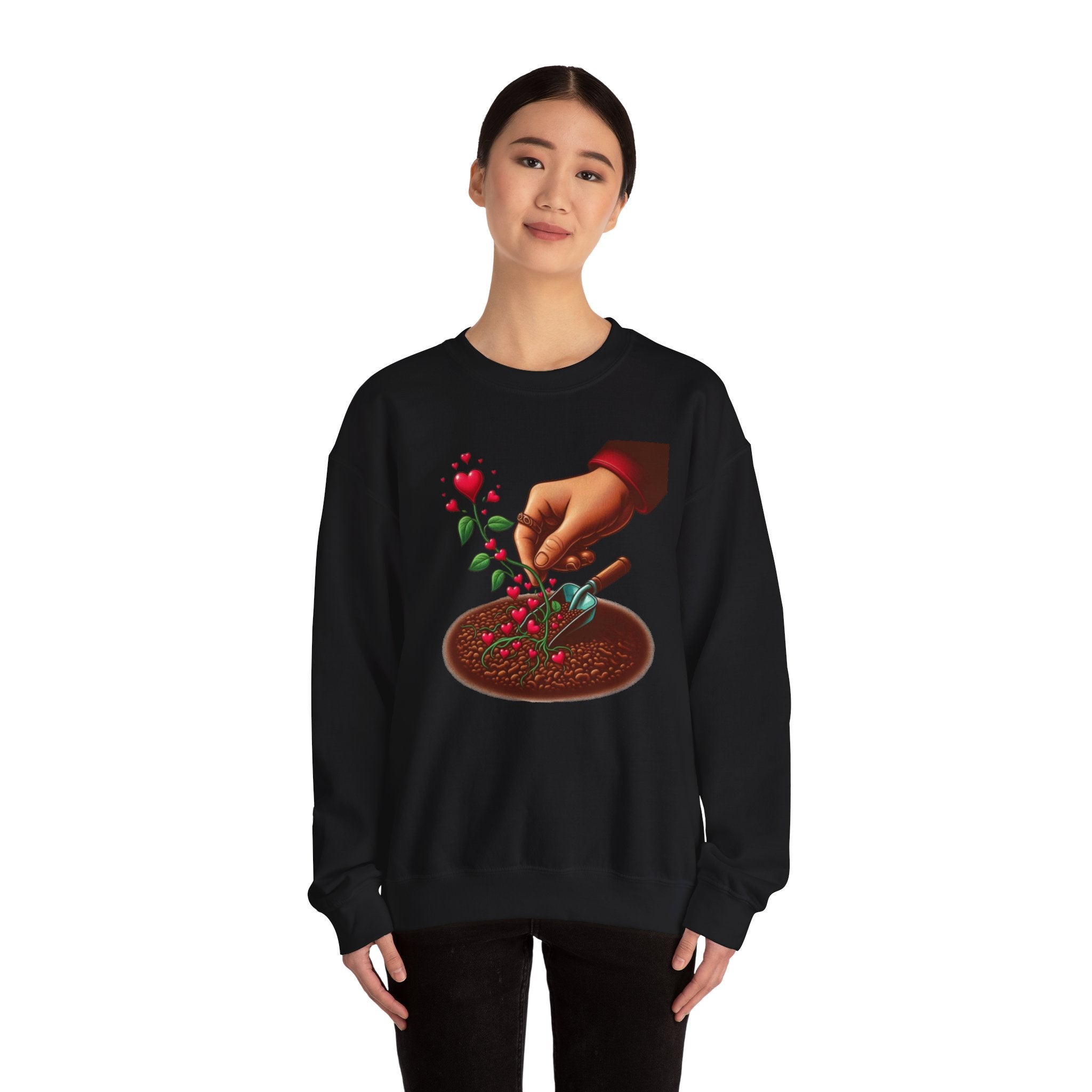 Plant Kindness, Grow Love Sweatshirt - Cultivate Compassion in Style"