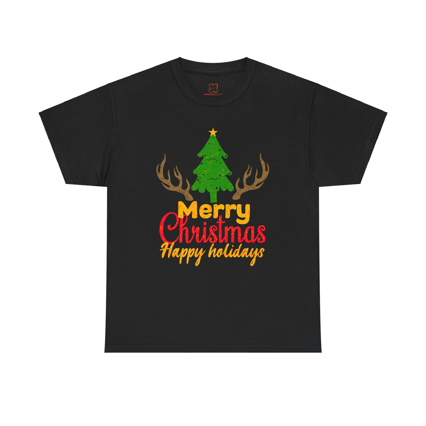 Festive Cheer Merry Christmas Happy Holiday T-Shirt"