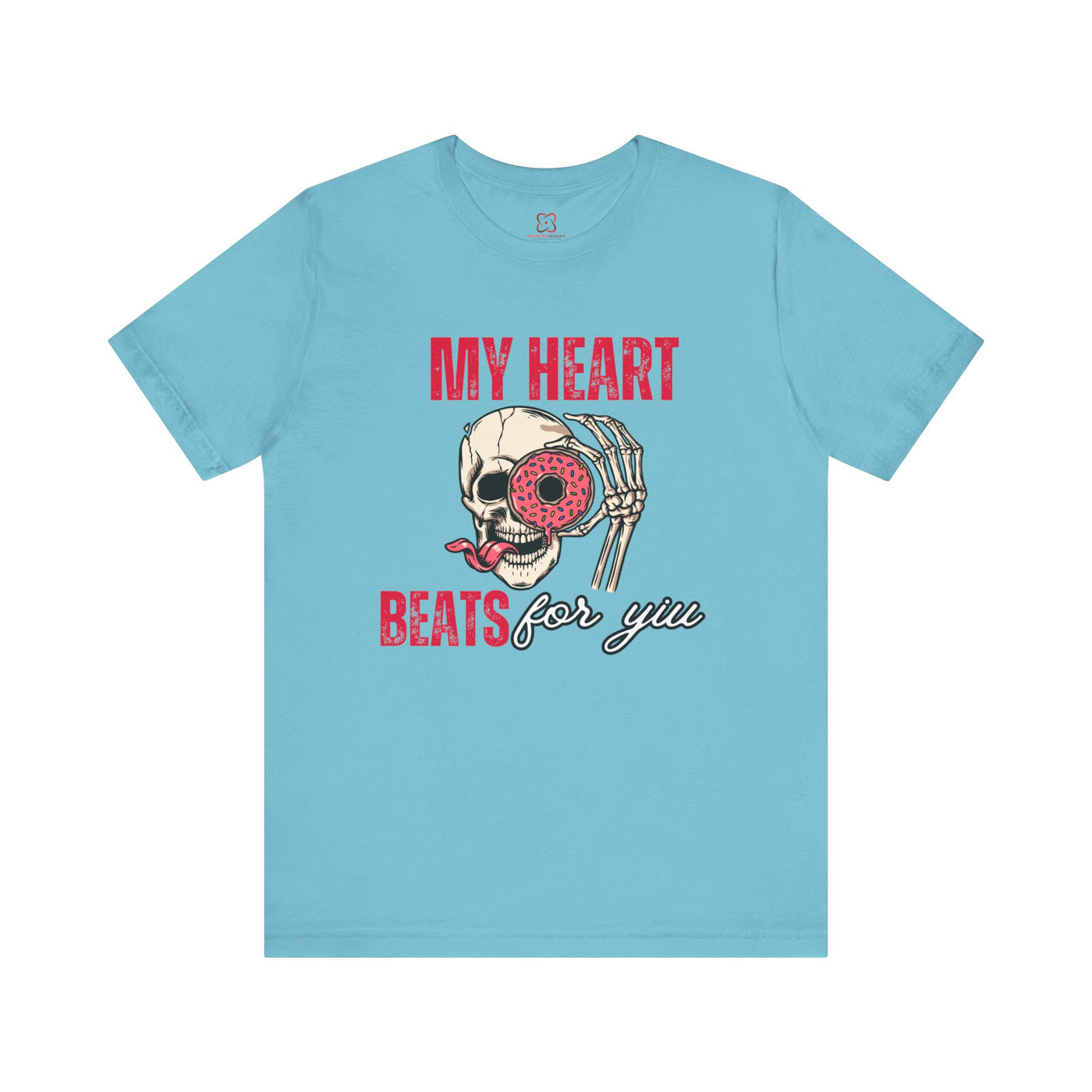 My Heart Beats for You Valentine's Day T-Shirt - Romantic Couples Tee