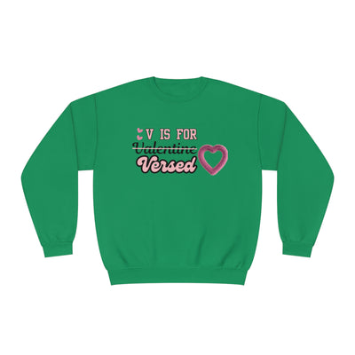 V Is For Valentine Versed Sweatshirt: A Literary Twist For Lovebirds