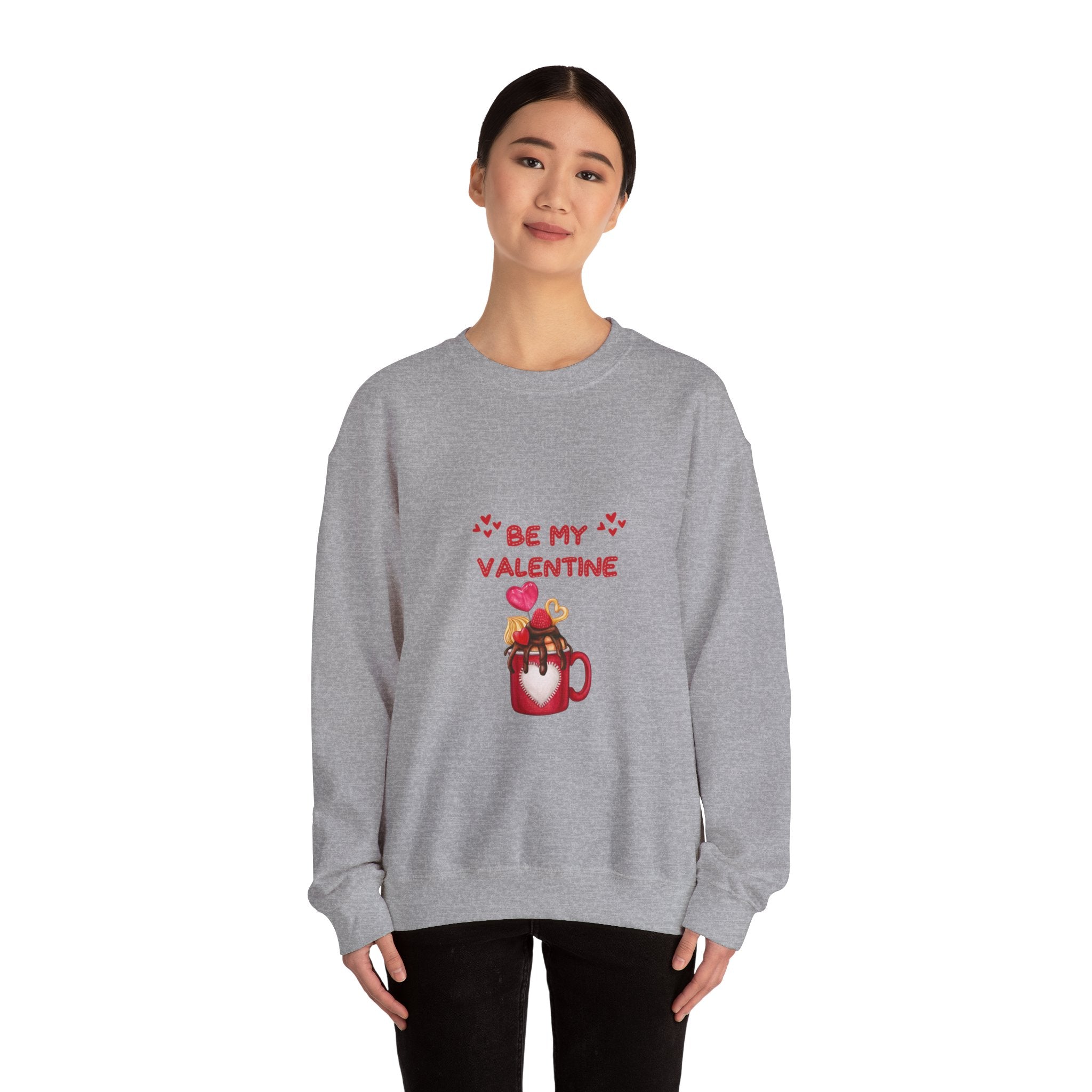 Be My Valentine Sweatshirt - Romantic Apparel for a Stylish Celebration, Chic & Cozy