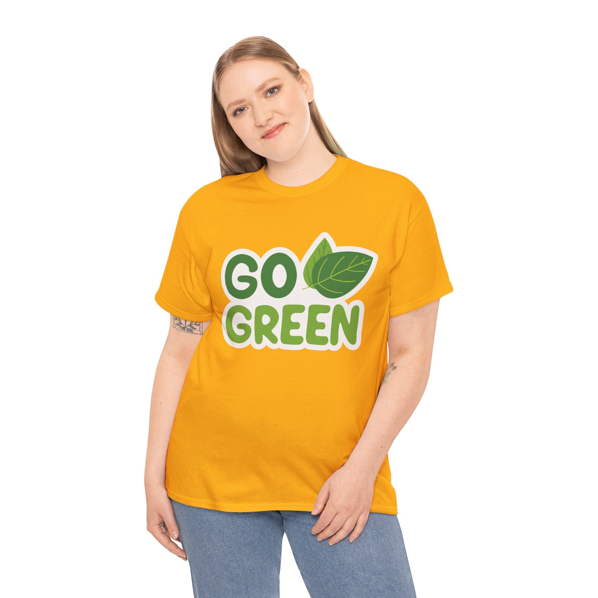 Earth Day Go Green T-Shirt: Eco-Friendly Tee for Environmental Enthusiasts