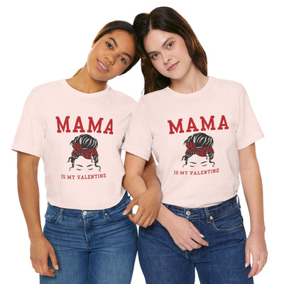 Mama is My Valentine Kids' T-Shirt - Cute & Adorable Valentine's Day Tee