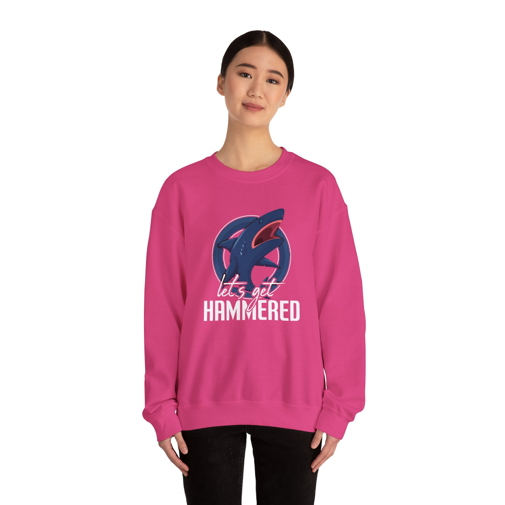 Cozy 'Let's Get Hammered' Sweatshirt - Funny Drinking Quote Apparel