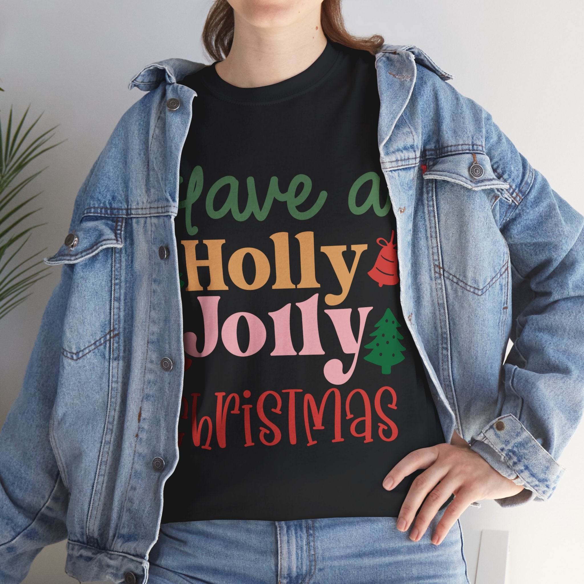 Holly Jolly Christmas Tee: Spread Cheer with Festive Style