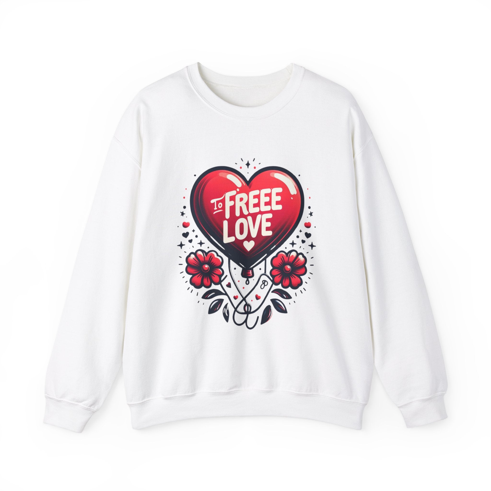 Empower Your Style: 'Free to Love' Sweatshirt – Embrace Freedom with Fashion