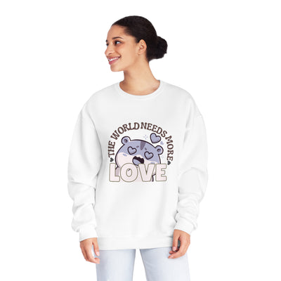 The World Needs More Love Valentine's Day Sweatshirt - Spread Love & Positivity