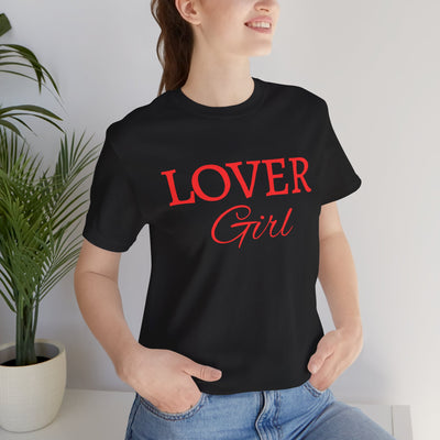 Lover Girl Valentine's Day T-Shirt - Cute & Playful Heart Design