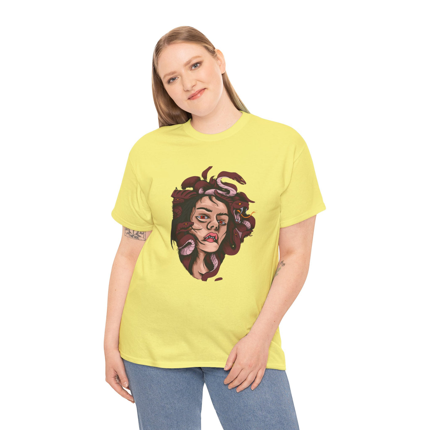 Mesmerizing Medusa T-Shirt | Mythical Serpent Goddess | Intricate Design | Unique Wearable Art