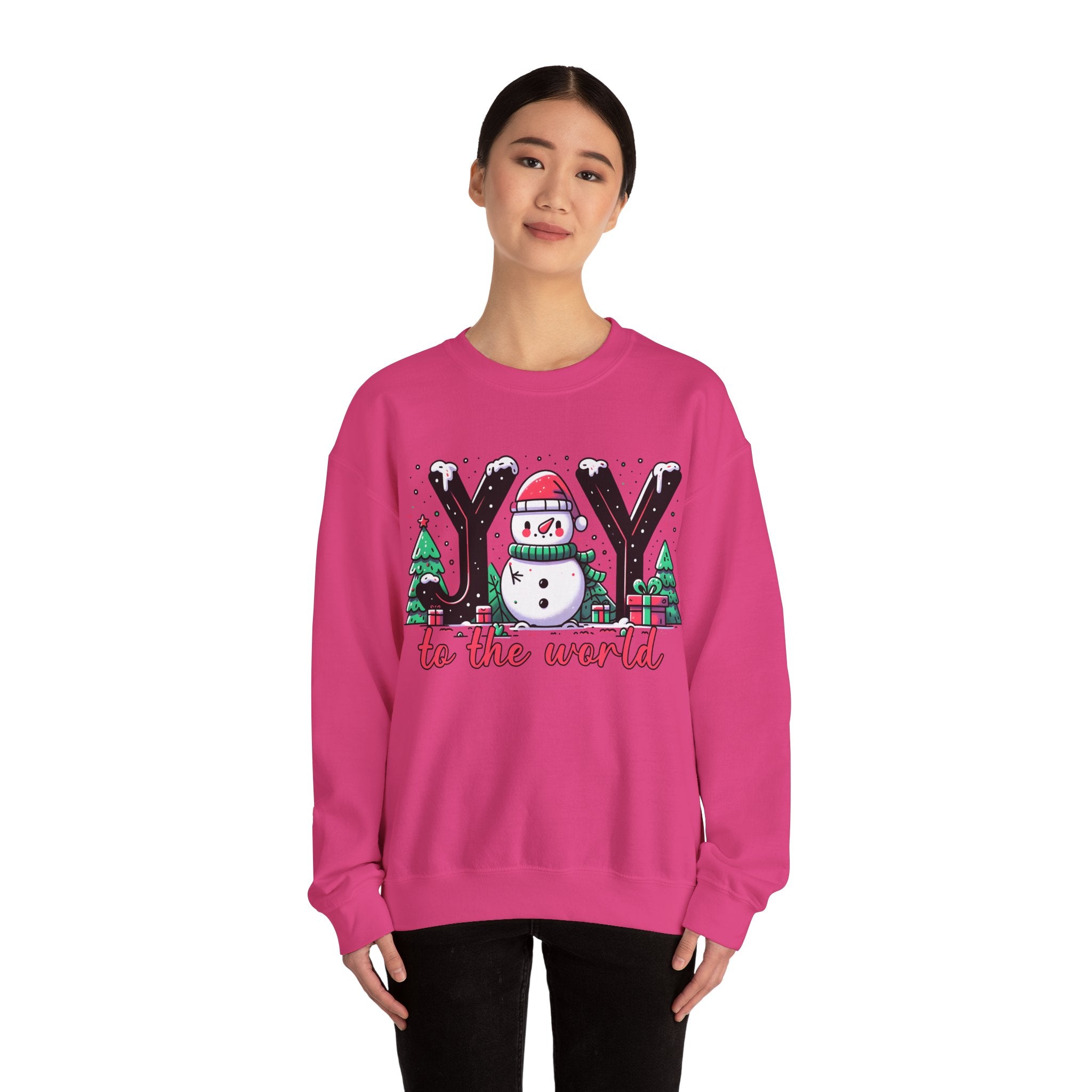 Spread Holiday Cheer with our 'Joy to the World' Christmas Sweatshirt