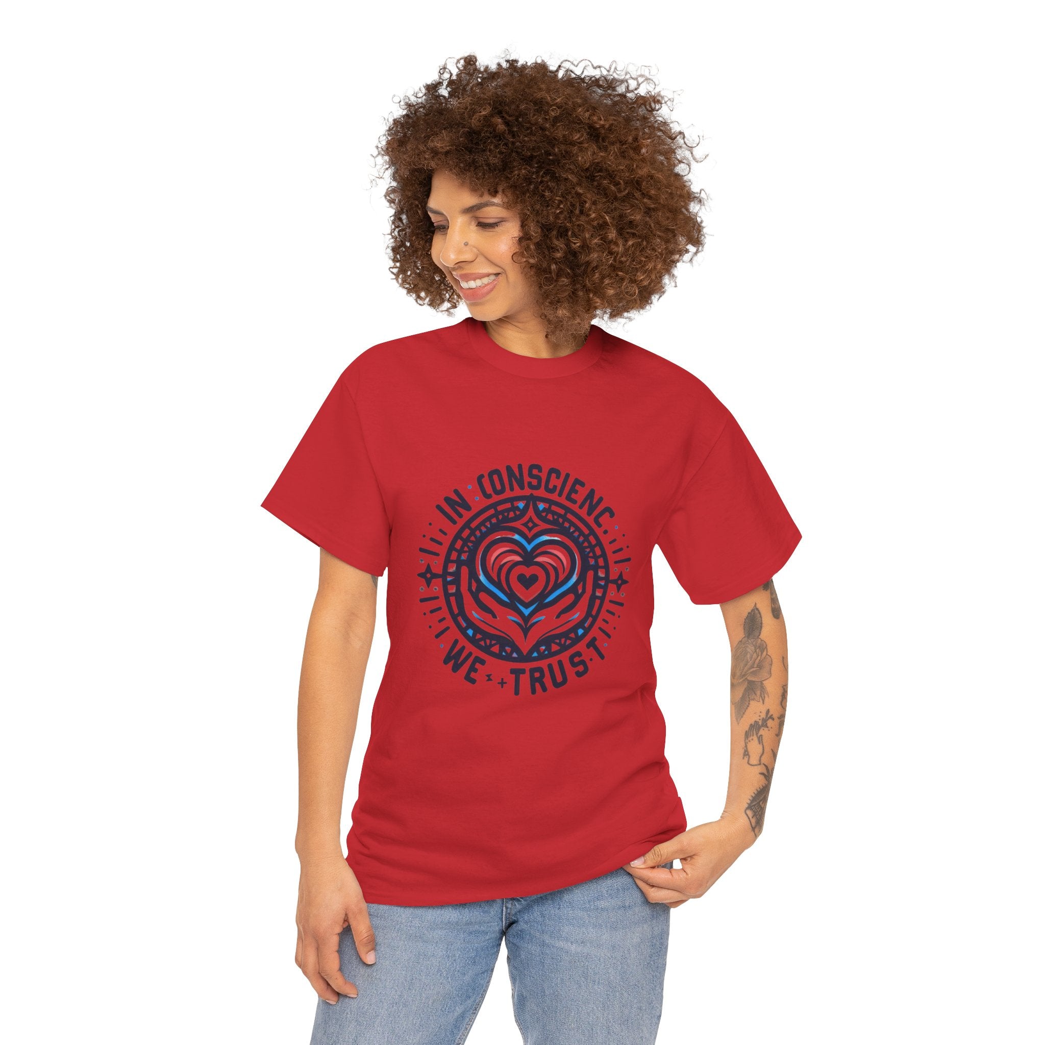 In Conscience We Trust Graphic T-Shirt: Embrace Your Values in Style"