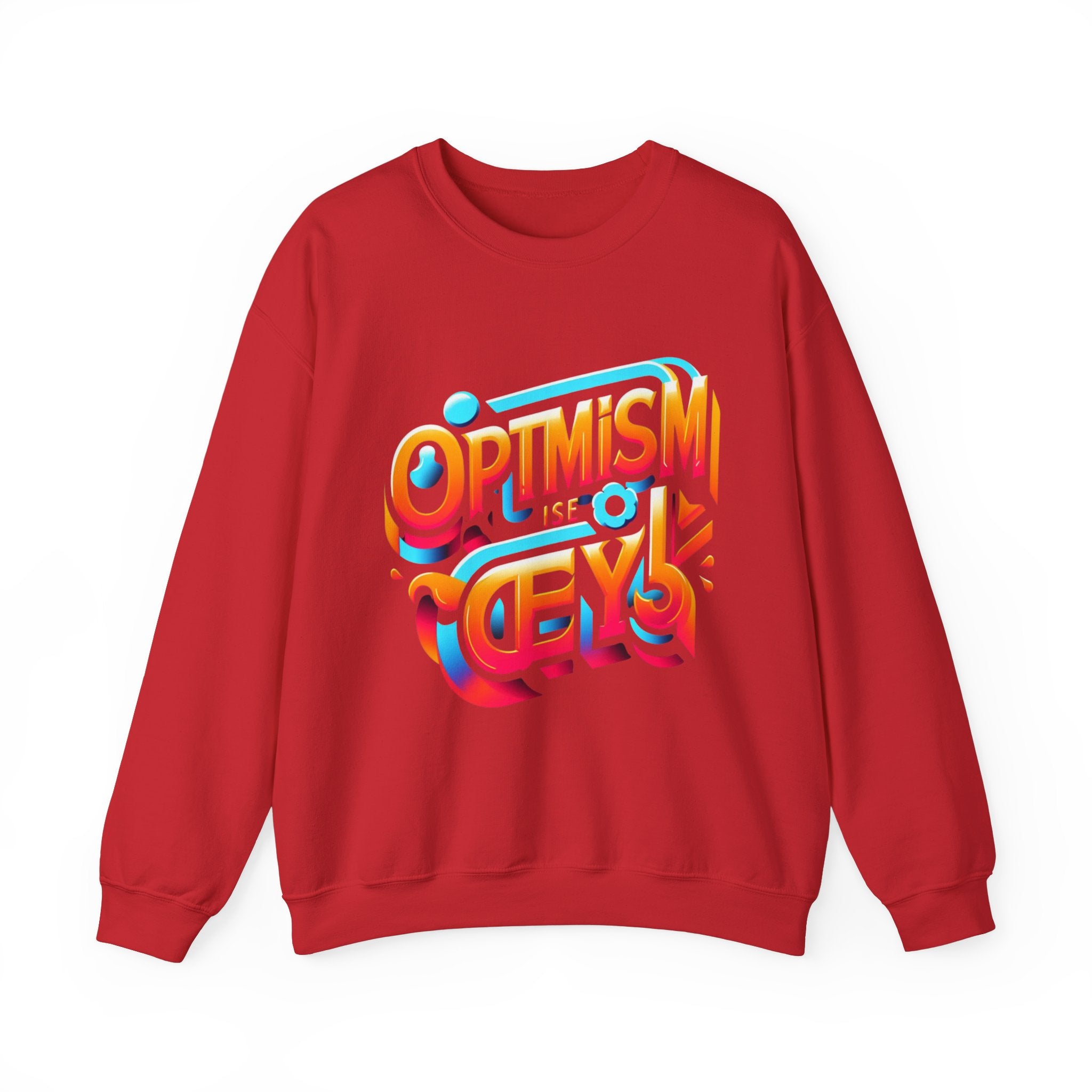 Optimism Is the Key Sweatshirt: Embrace Positivity in Style