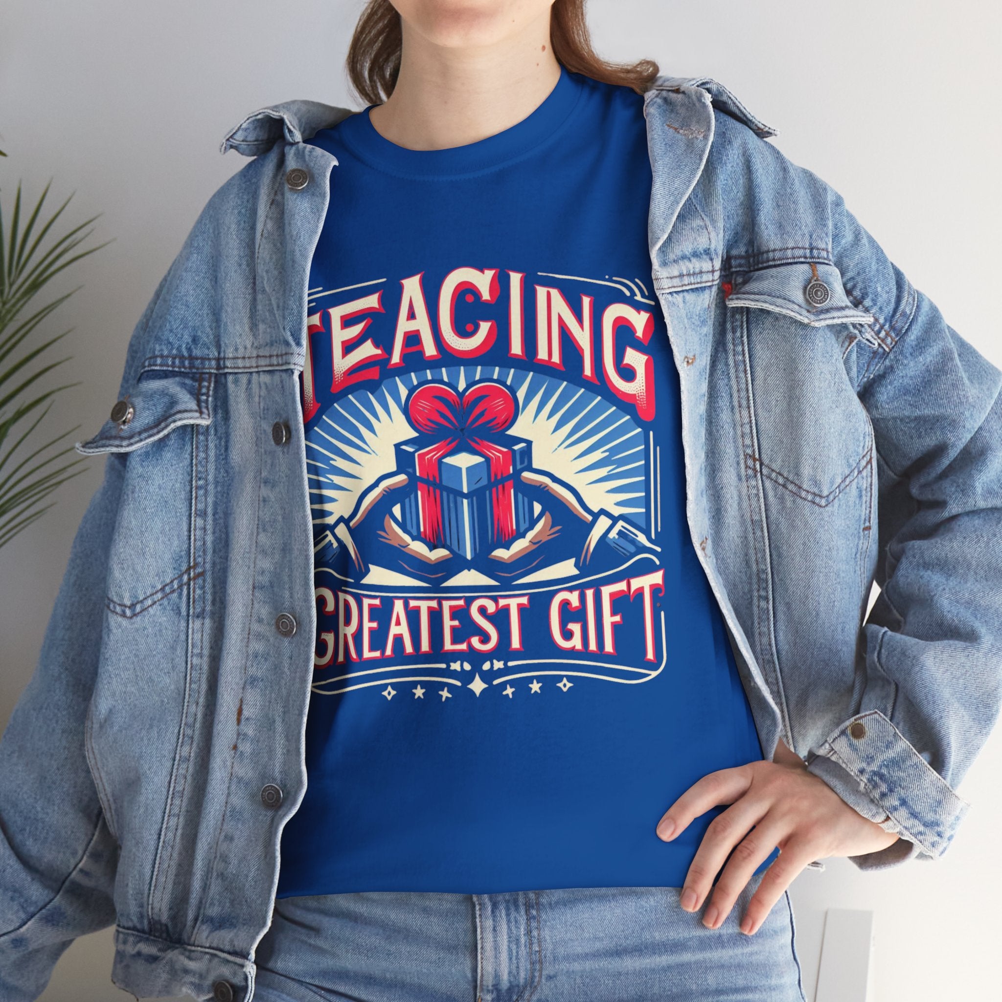 Empowerment Series: 'Teaching, The Greatest Gift' T-Shirt - Inspirational Educator Apparel