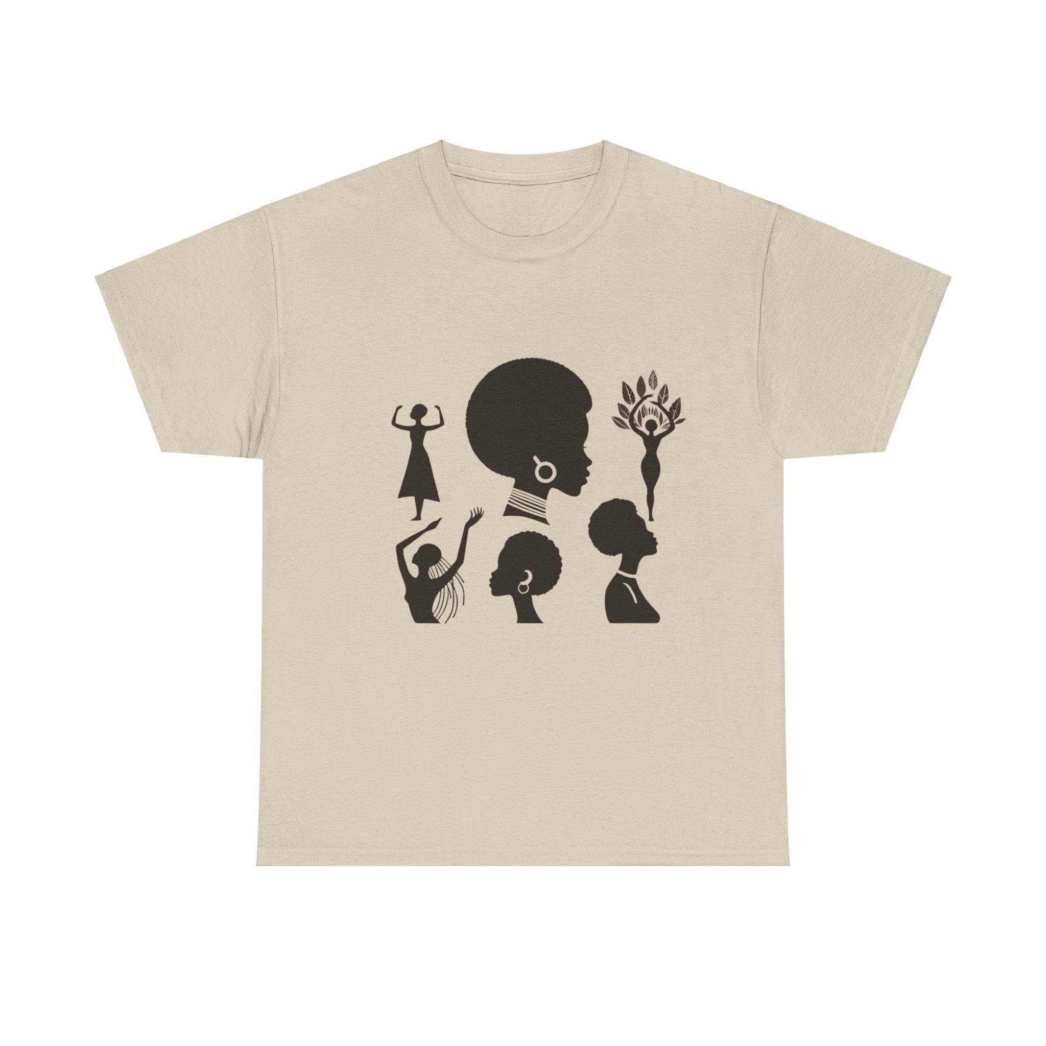 Illustrated Icon Women's Day T-shirt - Celebrate Feminine Strength & Resilience"