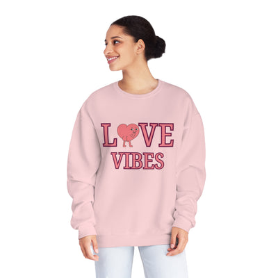 Love Vibes Valentine's Day Sweatshirt - Cozy & Romantic Crewneck