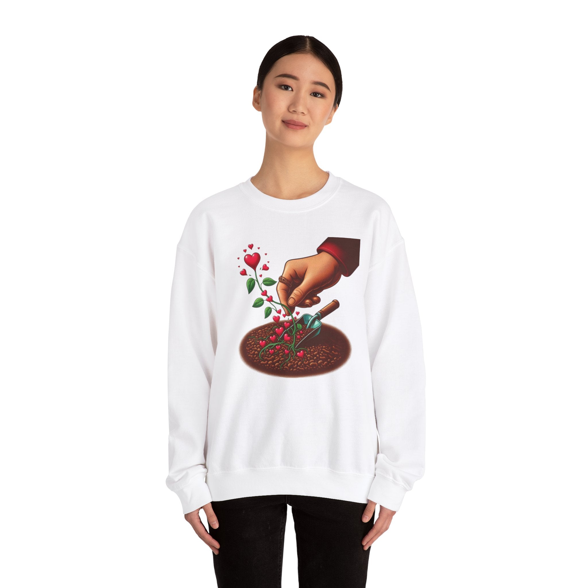 Plant Kindness, Grow Love Sweatshirt - Cultivate Compassion in Style"