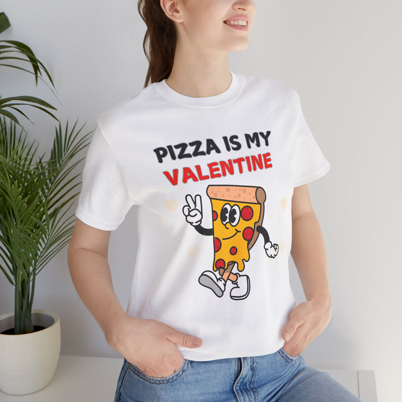 Pizza is My Valentine: Funny Valentine's Day T-Shirt for Foodies