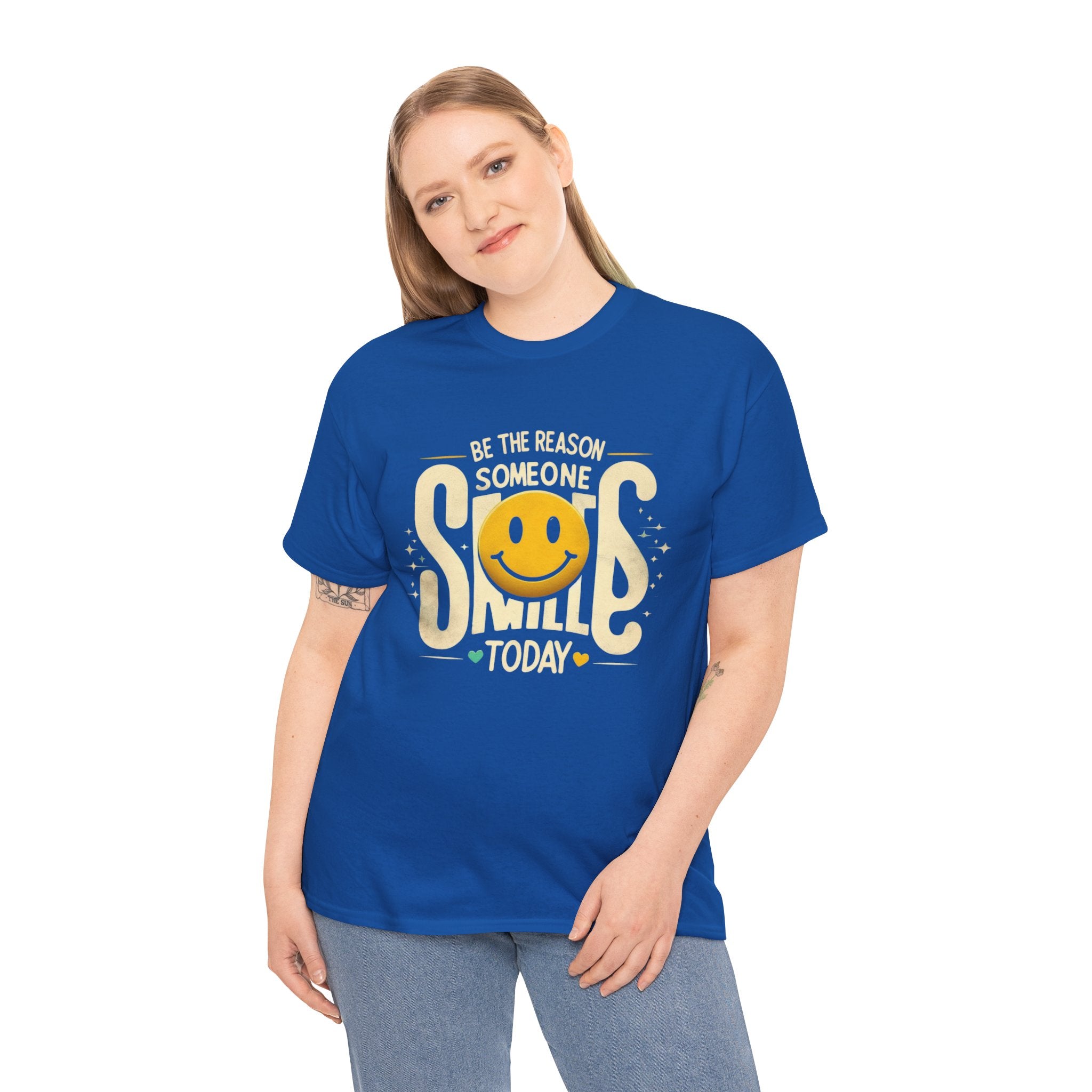 Spread Joy with Our 'Be the Reason Someone Smiles Today' T-Shirt