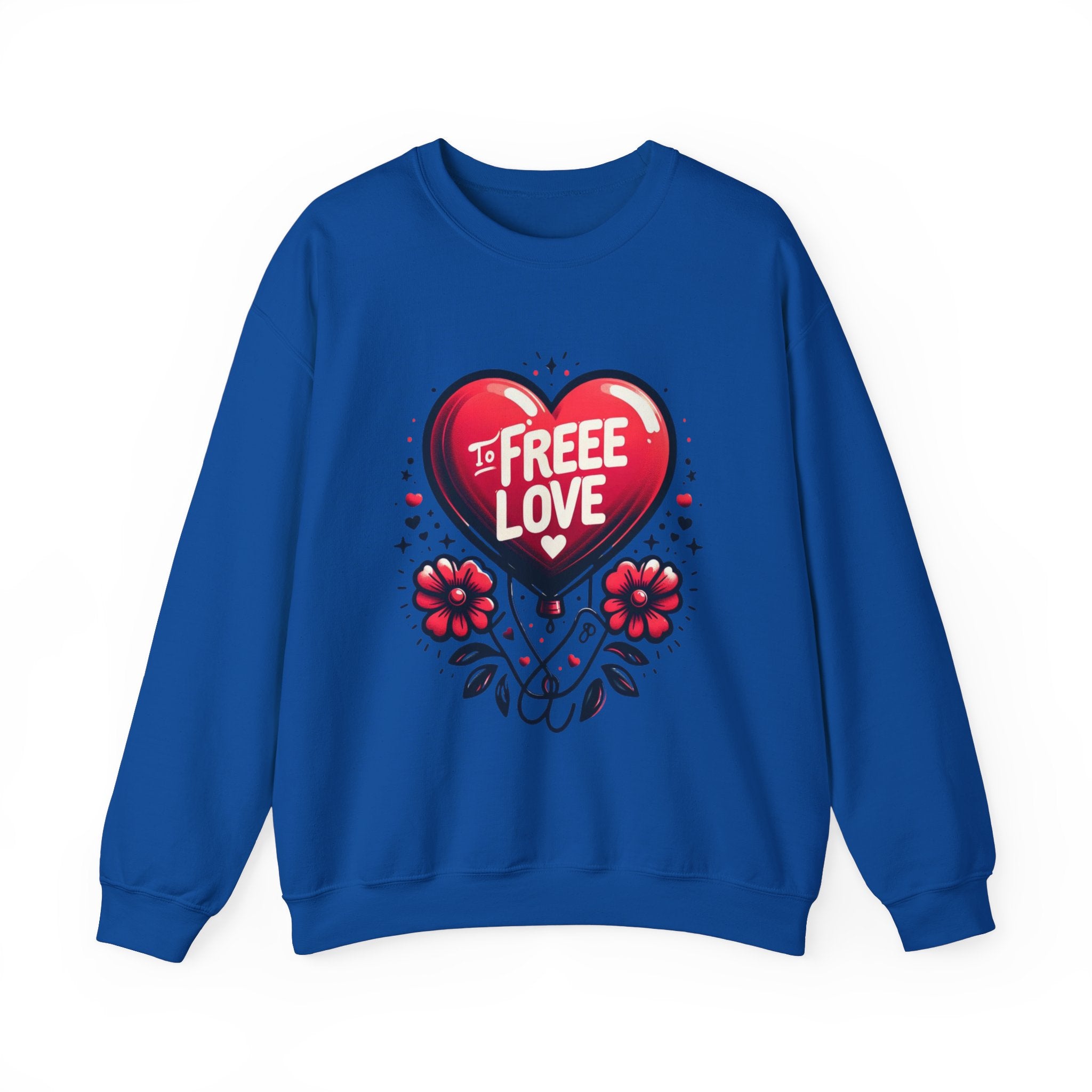 Empower Your Style: 'Free to Love' Sweatshirt – Embrace Freedom with Fashion