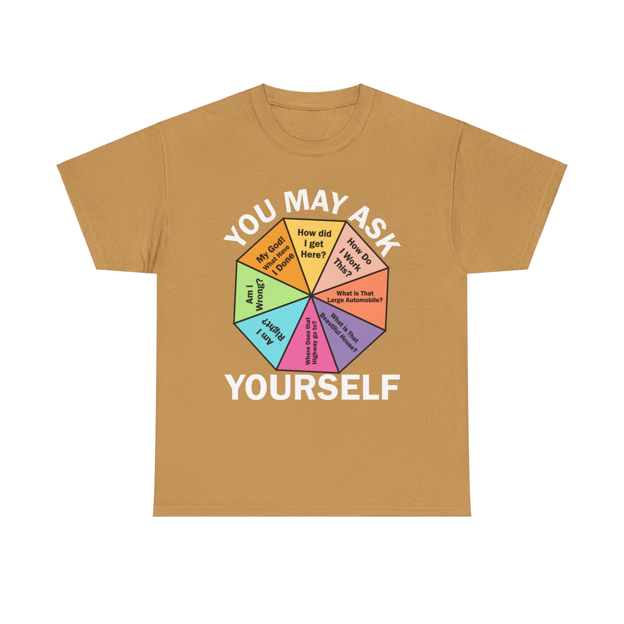 Soft and Comfortable You May Ask Yourself T-Shirt - Unisex Tee for Daily Wear