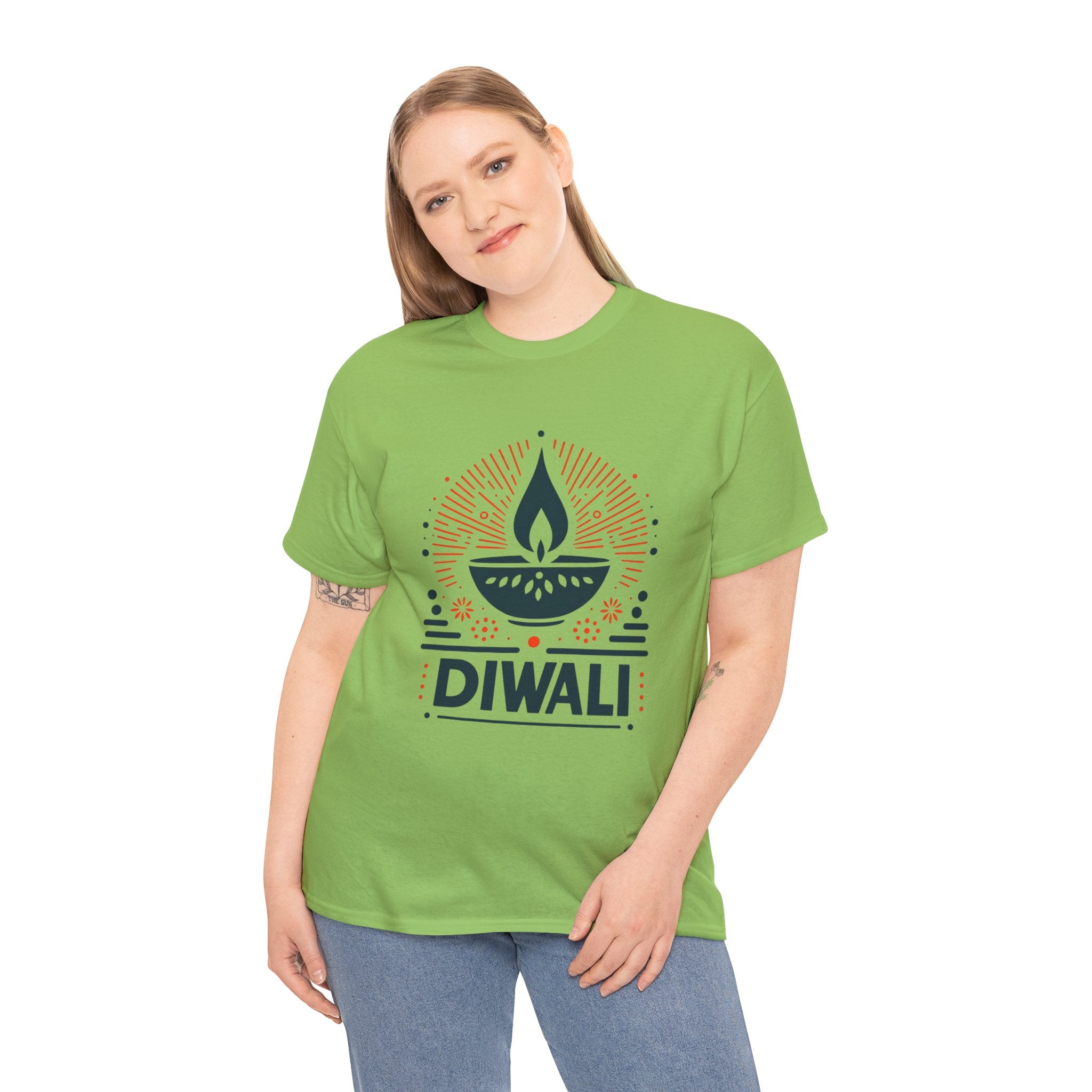 Diwali Celebration T-Shirt | Illuminate Your Style with Elegance