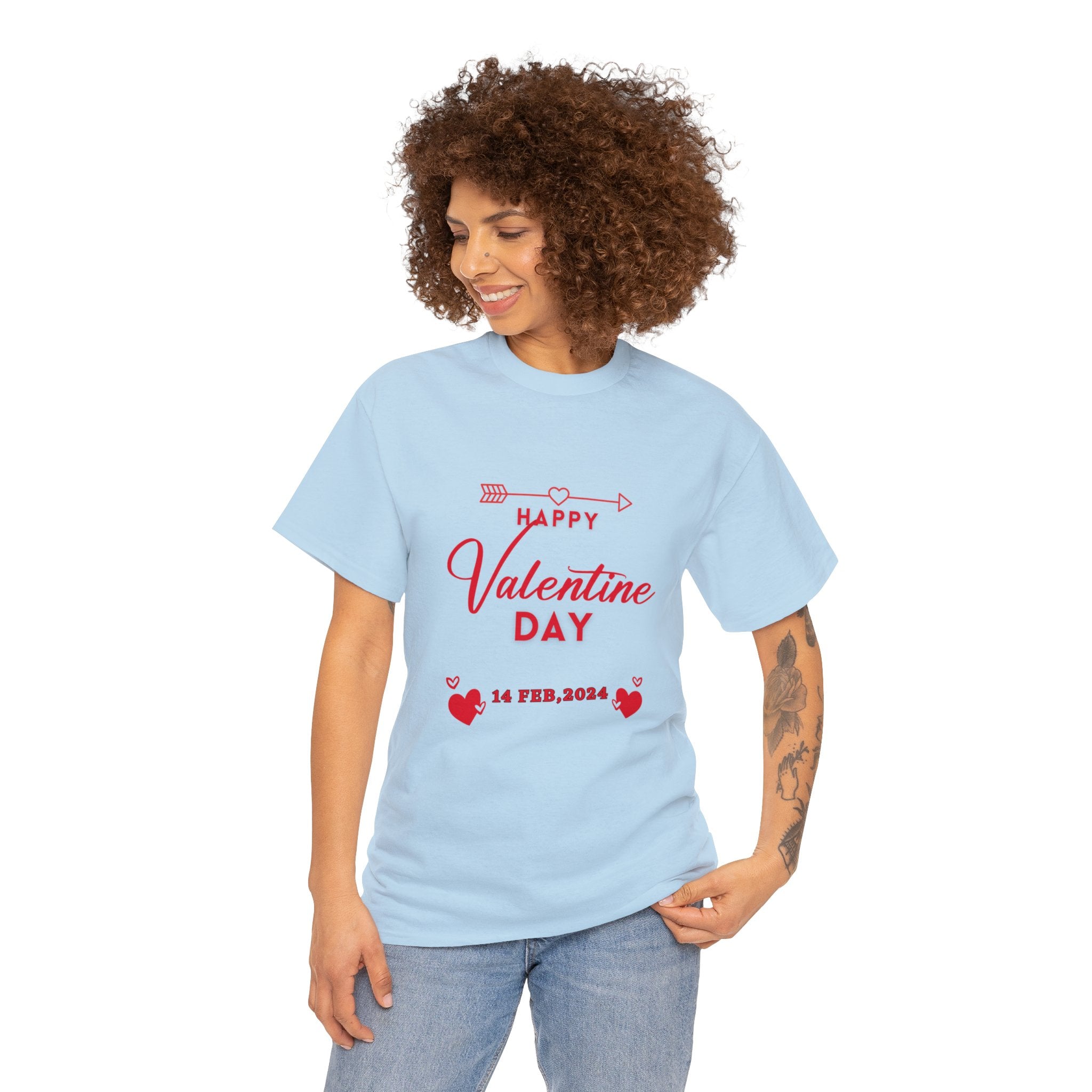 Celebrate Love in Style with Our Exclusive Happy Valentine's Day T-Shirt - Limited Edition Design for a Memorable Affair