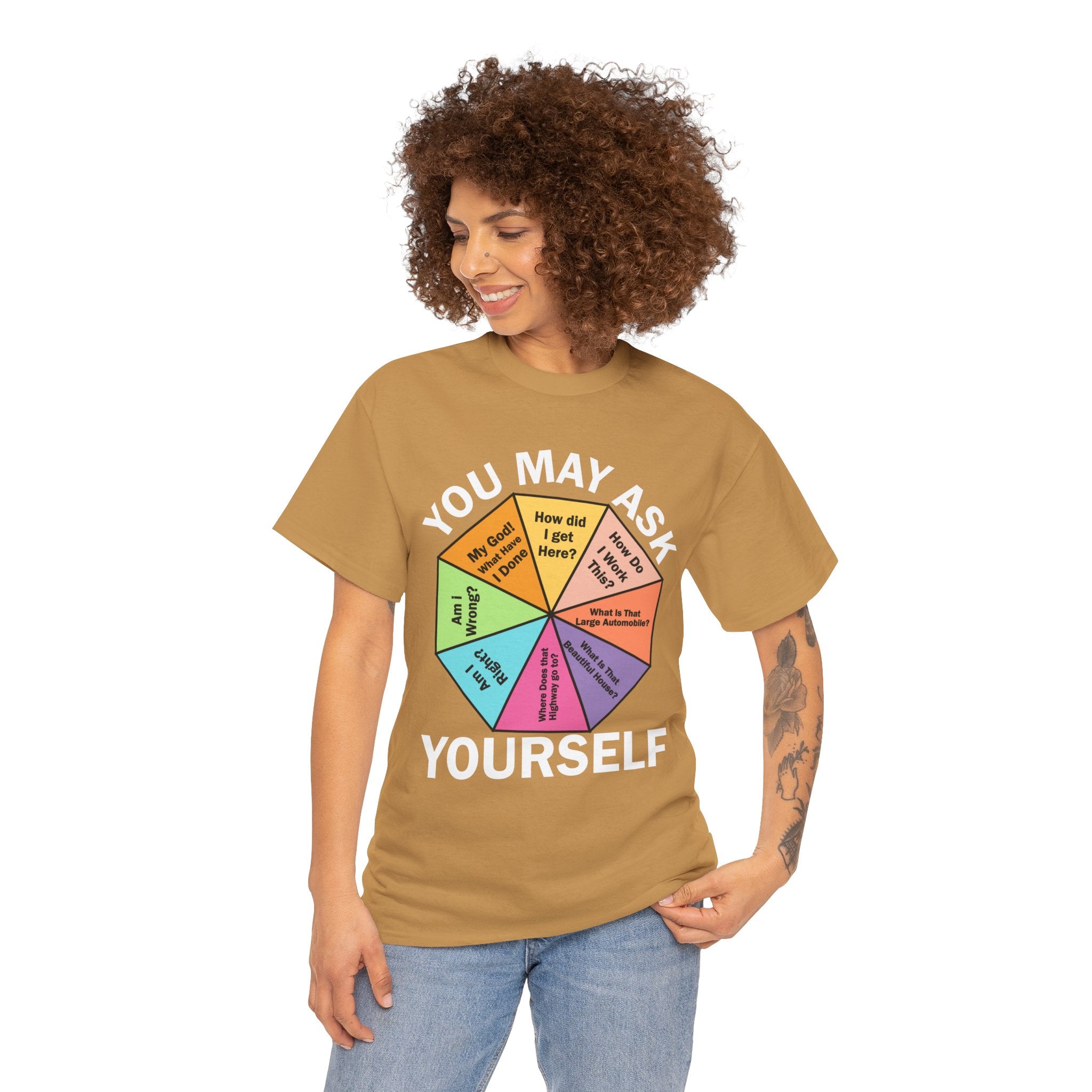 Soft and Comfortable You May Ask Yourself T-Shirt - Unisex Tee for Daily Wear