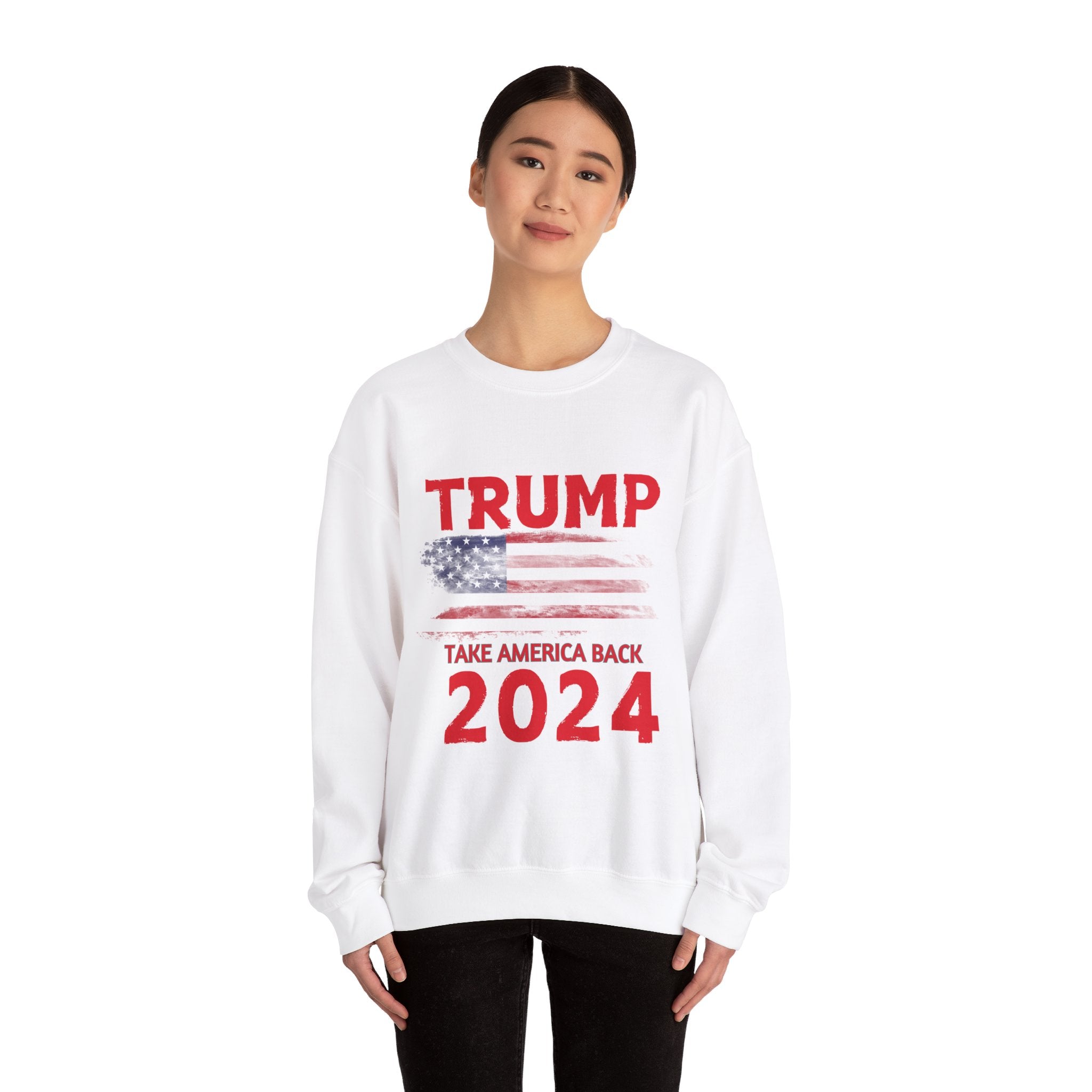 Trump 2024: Take Back America Sweatshirt - Make a Statement with Patriotic Pride